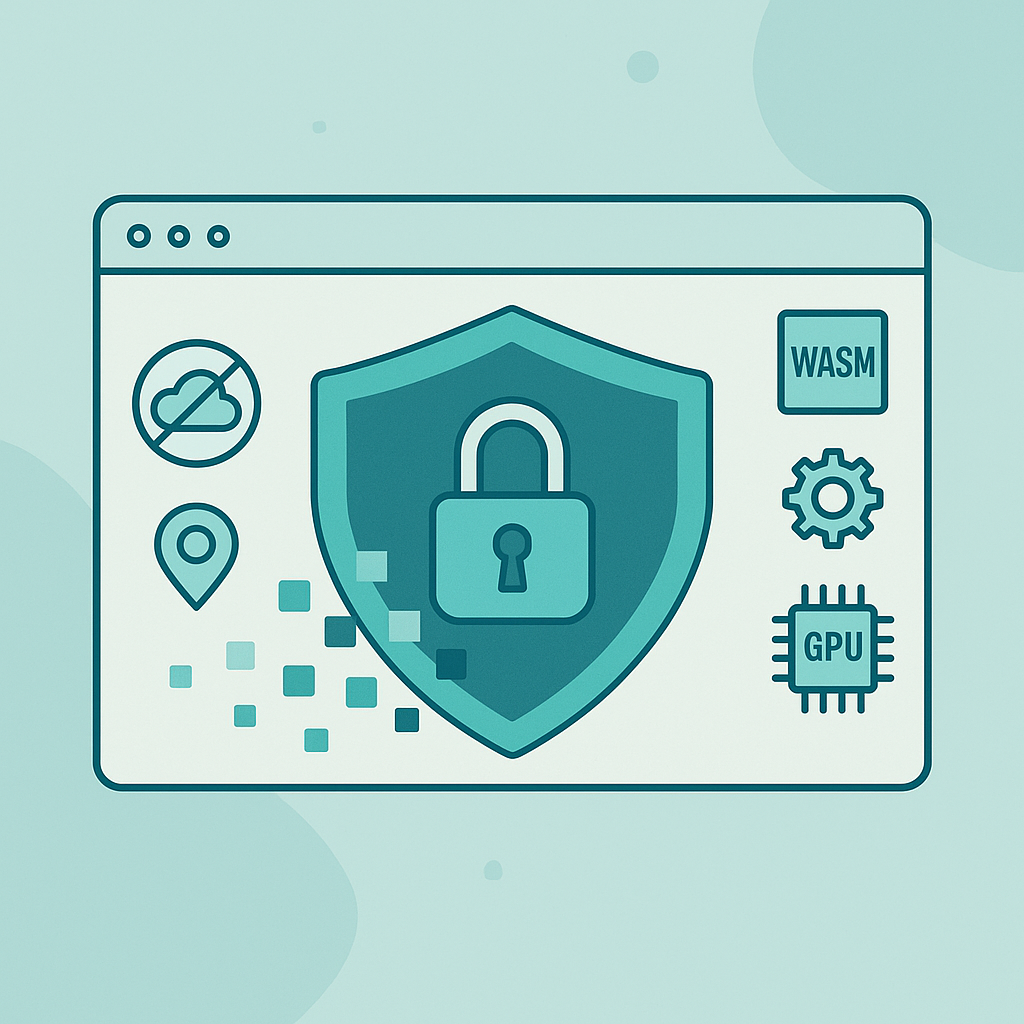 Privacidade em primeiro lugar: por que o processamento de imagens totalmente local no navegador é importante