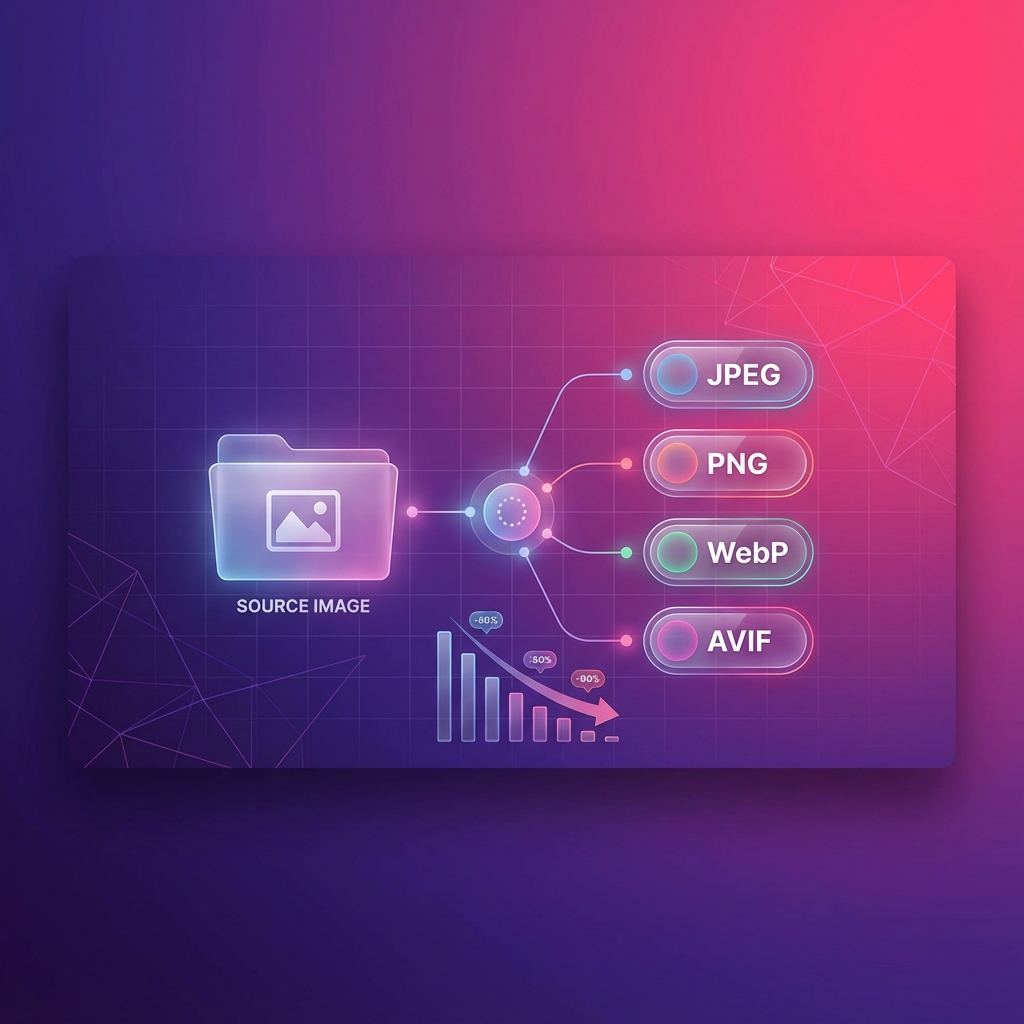 Squooshが出力フォーマット選択に対応:画像の圧縮と変換を一度に